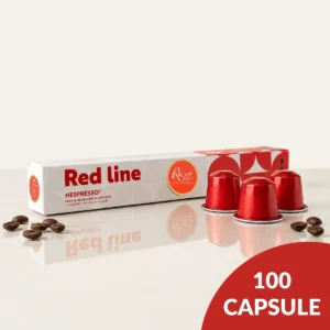 Capsule compatibili Nespresso Red Line Rico Caffè - confezione 100 capsule